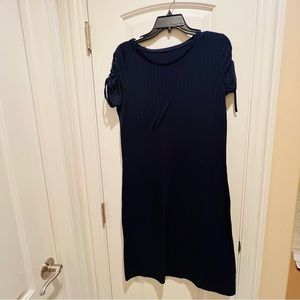 Splash Brand Navy Stretch Knee Long Straight Shirt/Dress Junior Size 14Pre-Owned